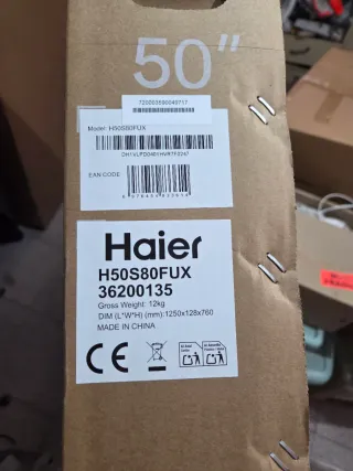 Smart TV Haier Android Casi Nueva 4k Pantalla Qled