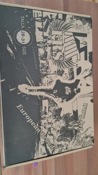 Patines en línea infantiles rosas y negros