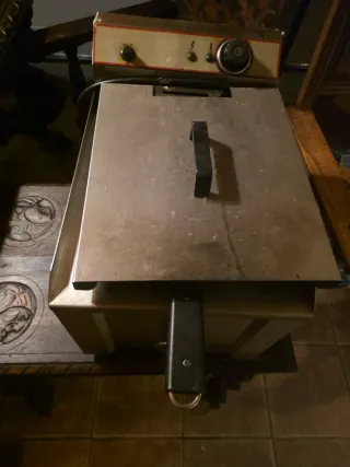 Freidora de acero inoxidable