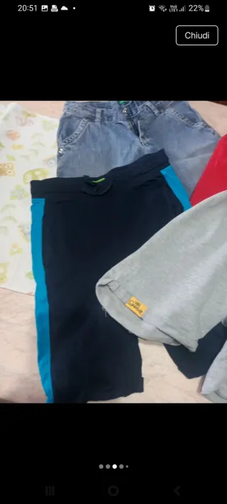 Set 4 pantaloncini bambino