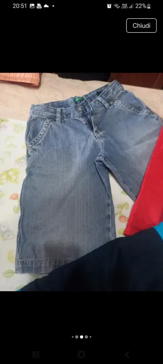 Set 4 pantaloncini bambino