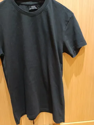 Camiseta Bershka Negra Talla S