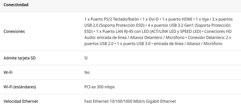 PC Sobremesa Gamer AMD Ryzen 7 5700G 32GB RAM 1TB afbeelding 6