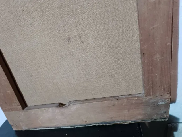 Cuadro - Óleo  - Soldado Bebiendo - S. XIX