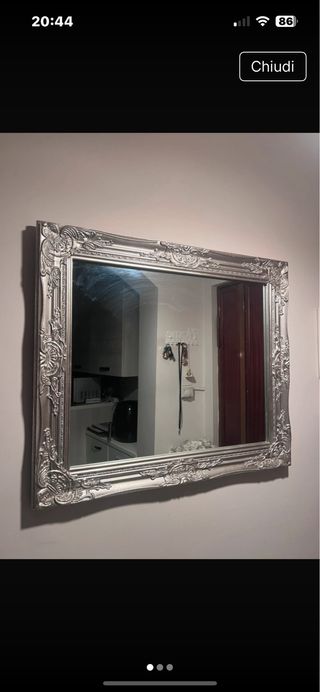 Specchio Maison du Monde Argento