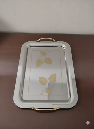 Vassoio Acciaio Inox 18/10 Manici TSL