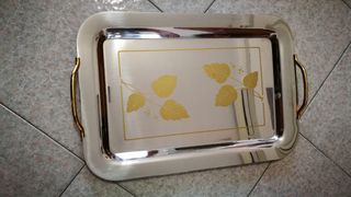 Vassoio Acciaio Inox 18/10 Manici TSL