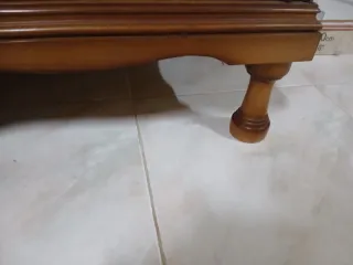 Armario de madera clásica 4 puertas y cajoneras