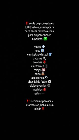 No comprar. Proveedores 100% fiables para reventa