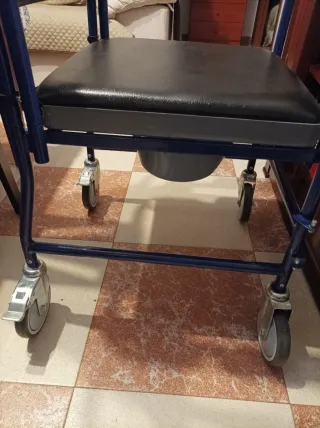 Silla de ruedas con WC