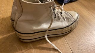 Converse blancas plataforma