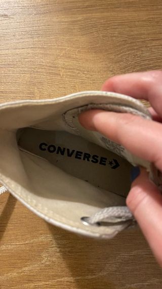 Converse blancas plataforma