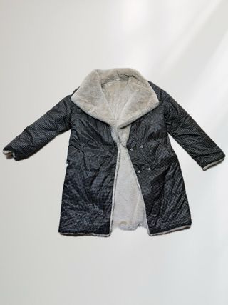 Corte Inglés Zendra Abrigo Pelo beige Reversible