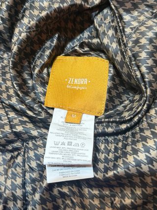 Corte Inglés Zendra Abrigo Pelo beige Reversible