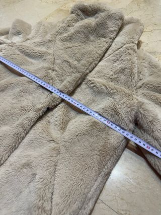 Corte Inglés Zendra Abrigo Pelo beige Reversible