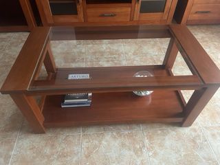 Conjunto comedor madera rústico colonial