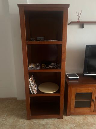 Conjunto comedor madera rústico colonial