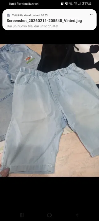 Set 3 pantaloncini bambino