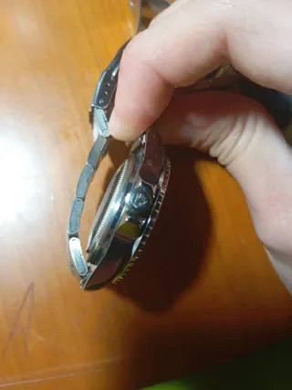 Rolex Submariner Rojo y Plateado