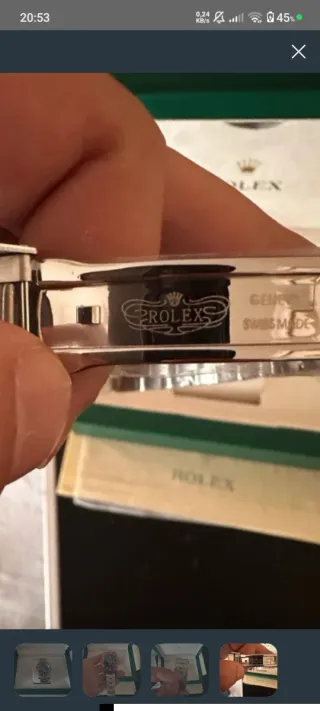 Rolex Submariner Rojo y Plateado