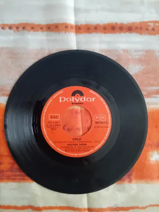 LP 45 giri Heather Parisi Crilu 1984