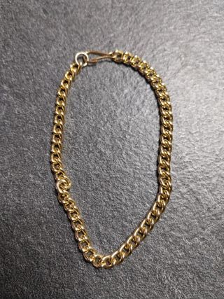 Braccialetto catena colore giallo, bigiotteria