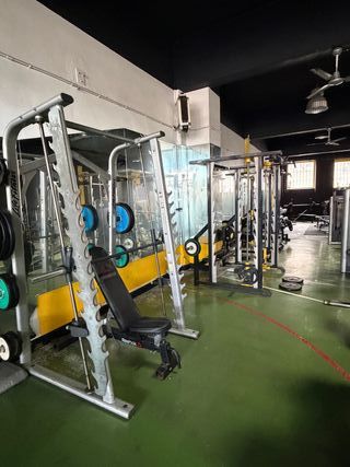 Lote de máquinas de gimnasio