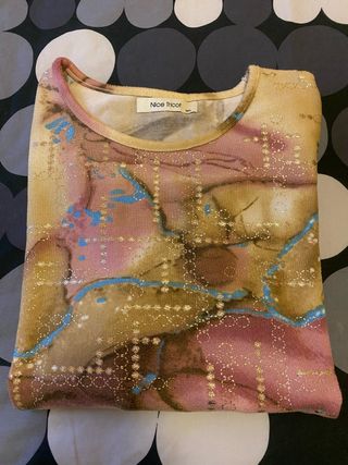Maglia Nice Tricot donna oro/rosa M