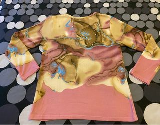 Maglia Nice Tricot donna oro/rosa M