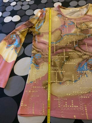Maglia Nice Tricot donna oro/rosa M