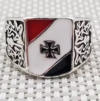 ANILLO ALEMÁN II GUERRA MUNDIAL ESTUCHE DE MADERA