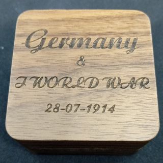 1914 2 ANILLOS ALEMÁNIA I GUERRA MUNDIAL