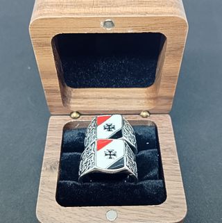 1914 2 ANILLOS ALEMÁNIA I GUERRA MUNDIAL