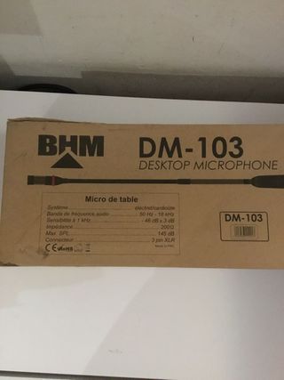 Micrófono BHM DM-103 Escritorio