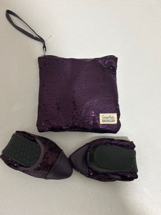 Bolsa de lentejuelas y bailarinas S. Bachiller