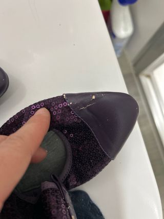 Bolsa de lentejuelas y bailarinas S. Bachiller