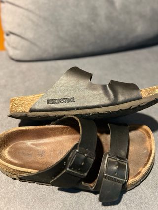 Birkenstock Sandalias Negras y Marrones