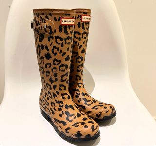 Botas de agua Hunter leopardo