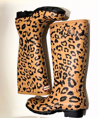 Botas de agua Hunter leopardo