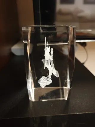 Cristal Grabado Cristo Resucitado Láser