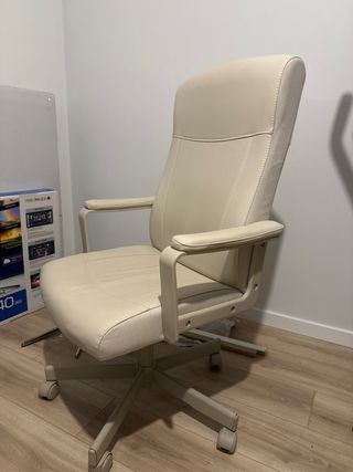Silla ergonómica de oficina/estudio beige