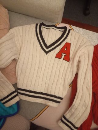 Jersey crudo con letra A