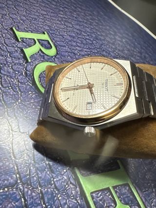 Tissot PRX 40mm Automático Acero Dorado