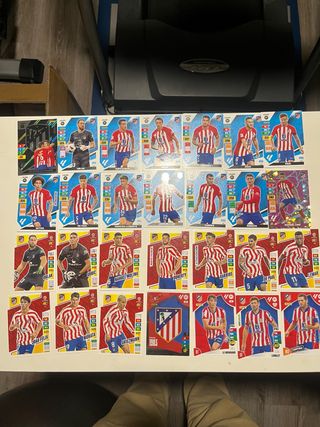 Cromos de fútbol Atleti