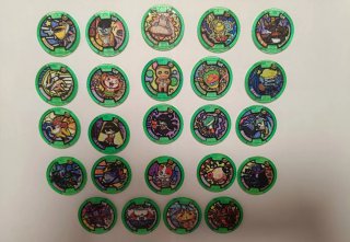 25 Medallas Yo-Kai Watch Modelo 0 y U