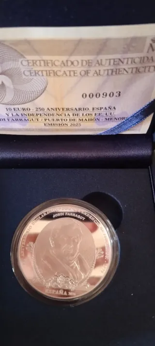 Moneda 10€ España 2025 Jordi Farragut