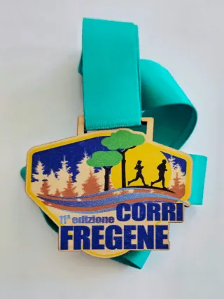 Medaglia gara “Corri Fregene” 11ª edizione feb. 26