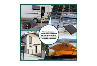 Maletín Placa Solar 100W Plegable