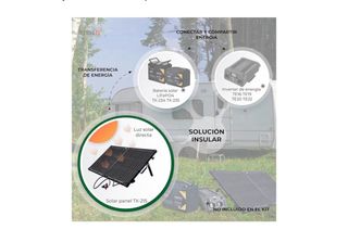 Maletín Placa Solar 100W Plegable