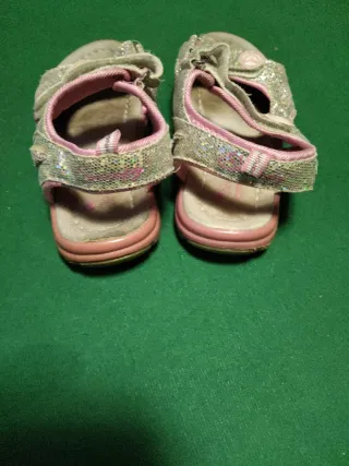 Sandali bambina glitter rosa